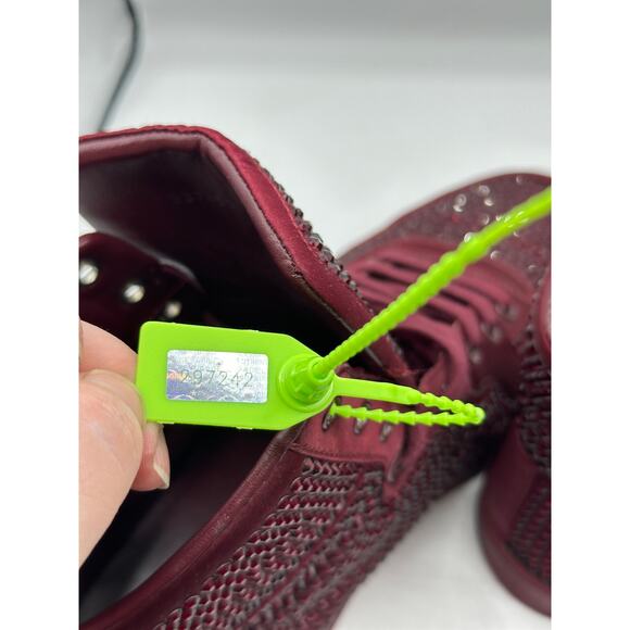 GUCCI Coda Signature High Sneakers Red Crystal Studs Sz 10.5G/US 11 $1190